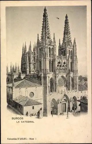 Ak Burgos Kastilien und León, Catedral