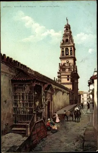Künstler Ak Córdoba Andalusien Spanien, Exterior de la Mezquita