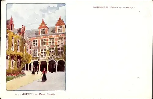 Ak Anvers Antwerpen Flandern, Musée Plantin
