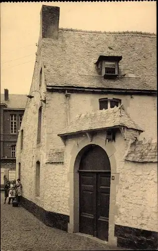 Ak Thuin Wallonien Hennegau, Entrée de Maison rue des Ecoles