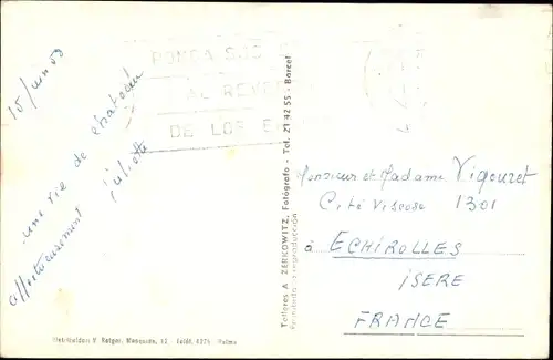 Ak Palma de Mallorca Balearische Inseln, Panorama, Kathedrale