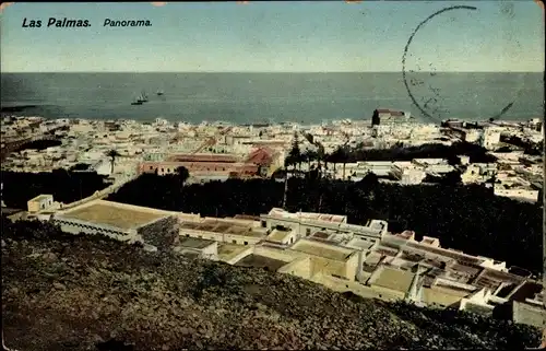 Ak Las Palmas de Gran Canaria Kanarische Inseln, Panorama