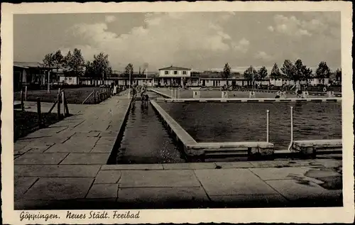 Ak Göppingen in Württemberg, Neues Städt. Freibad