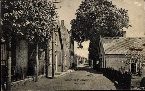 Ak Giessen Nieuwkerk Südholland Niederlande, Dorpstraat