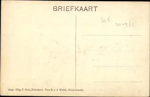 Ak Kralingen Dirksland Südholland, Straßenpartie