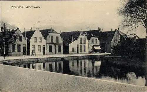 Ak Dirksland Südholland, Zomerstraat