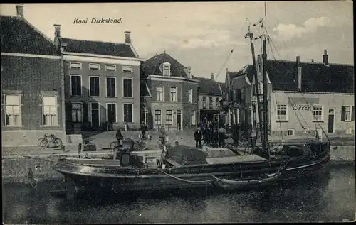 Ak Dirksland Südholland, Kaai, Boot