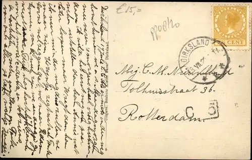 Ak Dirksland Südholland, Kaai, Boot