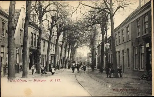 Ak Hillegom Südholland Niederlande, Hoofdstraat