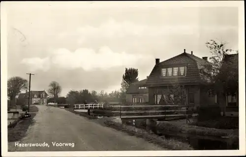 Ak Hazerswoude Dorp Südholland, Voorweg