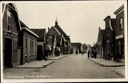 Ak Hazerswoude Dorp Südholland, Raadhuis