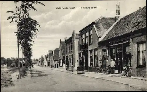 Ak 's Gravendeel Südholland, Zuid Voorstraat