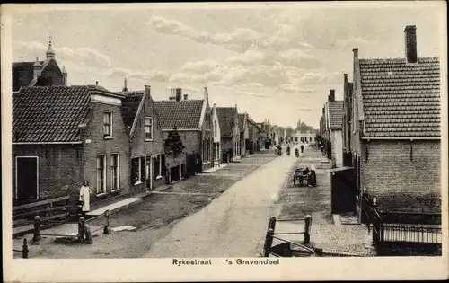 Ak 's Gravendeel Südholland, Rykestraat