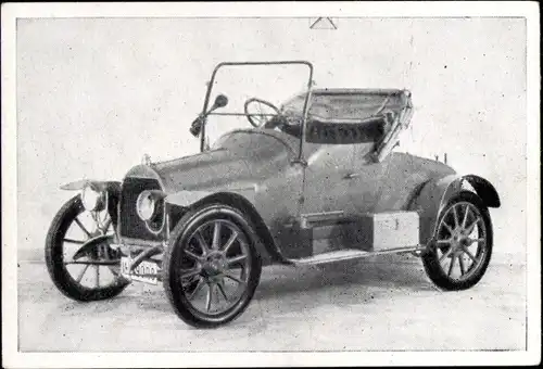 Sammelbild Das Kraftfahrzeug Nr. 57, Opel Torpedo, Baujahr 1911