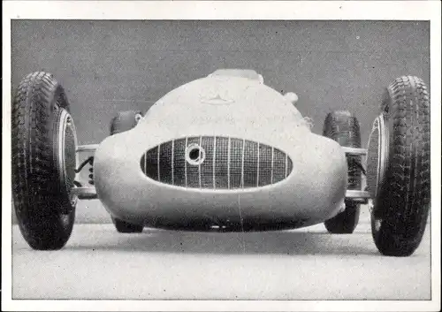 Sammelbild Das Kraftfahrzeug Nr. 68, 3-Liter-Mercedes-Benz-Rennwagen, Meisterschaften 1939