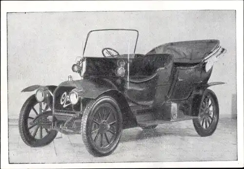 Sammelbild Das Kraftfahrzeug Nr. 54, Opel-Doppel-Phaeton, Baujahr 1908