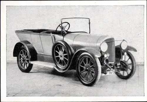 Sammelbild Das Kraftfahrzeug Nr. 215, Opel 8/25, Baujahr 1920
