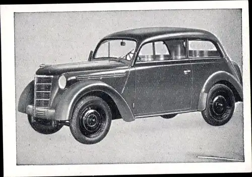 Sammelbild Das Kraftfahrzeug Nr. 207, Opel-Kadett, Baujahr 1939