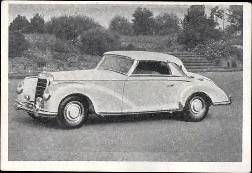 Sammelbild Das Kraftfahrzeug Nr. 262, Mercedes-Benz 300S, Baujahr 1951