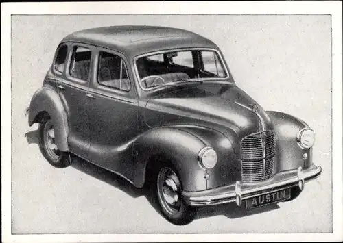 Sammelbild Das Kraftfahrzeug Nr. 110, Austin A40 Devon, Baujahr 1951