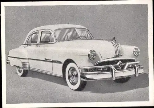 Sammelbild Das Kraftfahrzeug Nr. 135, Pontiac 27 Chieftain de Luxe Sedan, Baujahr 1951