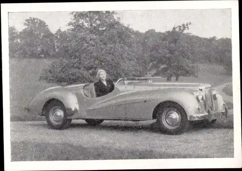 Sammelbild Das Kraftfahrzeug Nr. 1182, Alvis 3 litre, Sport, Baujahr 1951