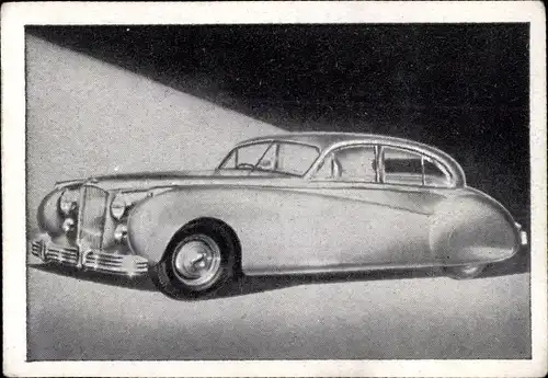 Sammelbild Das Kraftfahrzeug Nr. 140, Jaguar Mark VII, Baujahr 1951