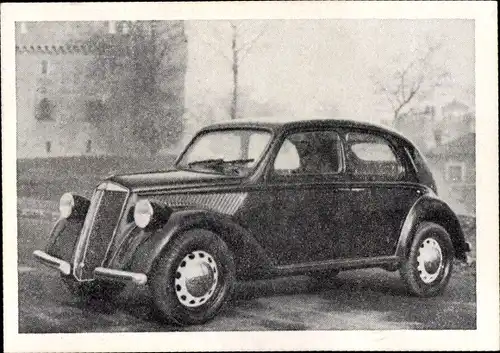 Sammelbild Das Kraftfahrzeug Nr. 1116, Lancia Ardea IV, Baujahr 1950