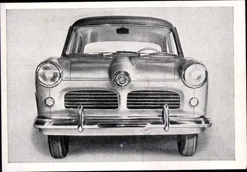 Sammelbild Das Kraftfahrzeug Nr. 304, Ford Taunus 12M, Baujahr 1952