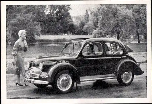 Sammelbild Das Kraftfahrzeug Nr. 1142, Panhard Dyna 120 C, Baujahr 1950