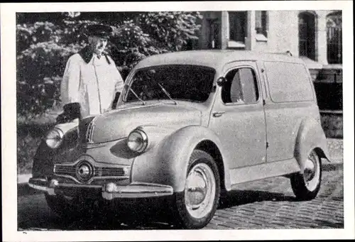 Sammelbild Das Kraftfahrzeug Nr. 491, Panhard Dyna 120, Baujahr 1950