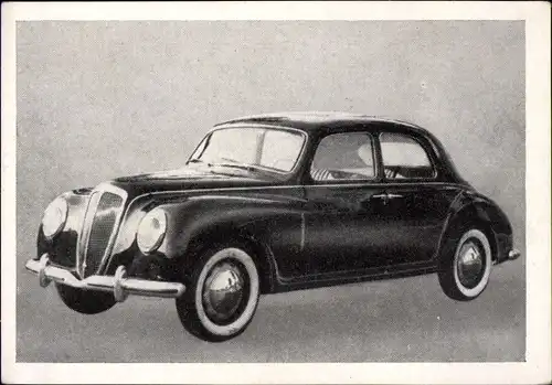 Sammelbild Das Kraftfahrzeug Nr. 165, Lancia Aurelia B10, Baujahr 1951