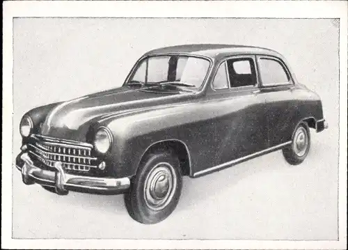 Sammelbild Das Kraftfahrzeug Nr. 130, Fiat 1400, Baujahr 1951