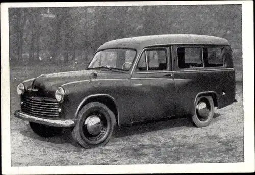 Sammelbild Das Kraftfahrzeug Nr. 116, Commer-Kombiwagen, Baujahr 1949