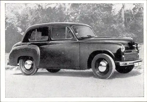 Sammelbild Das Kraftfahrzeug Nr. 118, Hillman Minx, Baujahr 1950