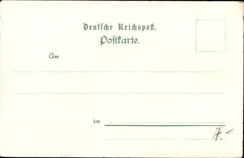 Litho Hameln in Niedersachsen, Klütturm, Rattenfängerhaus, Panorama