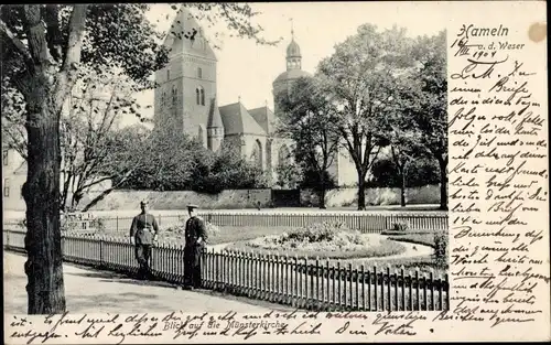 Ak Hameln an der Weser Niedersachsen, Münsterkirche