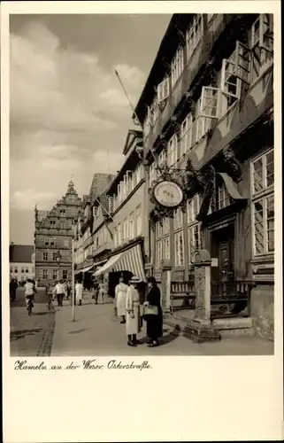 Ak Hameln an der Weser, Osterstraße, Reisebüro