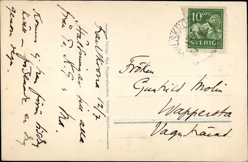 Ak Kalmar Schweden, Slott, Gewässer