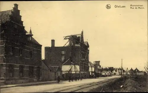 Ak Charleroi Wallonien Hennegau, Rue de Menin