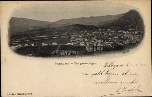 Ak Bellegarde sur Valserine Ain, Vue panoramique