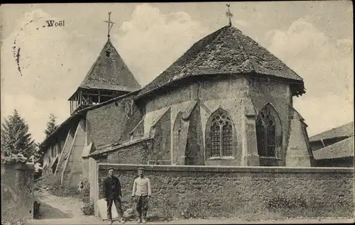 Ak Woël Lothringen Meuse, Kirche