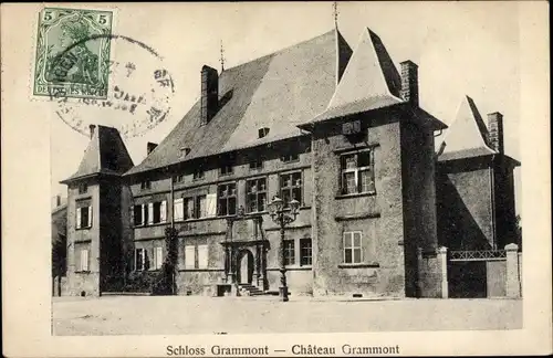 Ak Moyeuvre Grande Großmövern Lothringen Moselle, Chateau Grammont