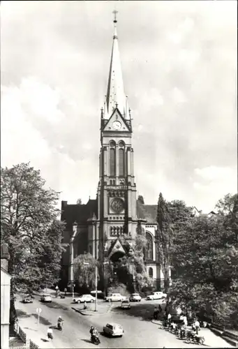 Ak Aue im Erzgebirge Sachsen, St.-Nicolai-Kirche