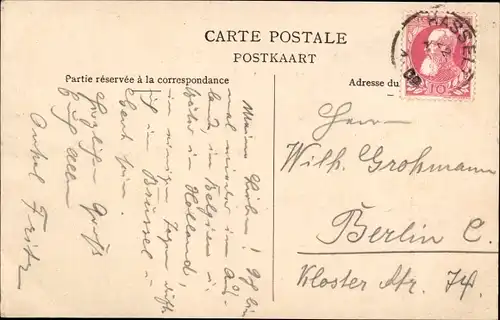 Ak Hasselt Flandern Limburg, La Poste