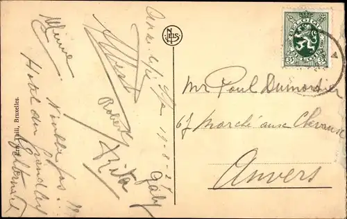 Ak Spa Wallonien Lüttich, Fontaine de la Geronstere