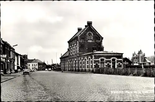 Ak Leuze Éghezée Wallonien Namur, Place de la Gare