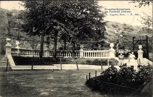 Ak Schaerbeek Schaarbeek Bruxelles Brüssel, La Fontaine d'amour