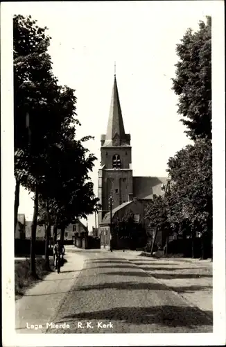 Ak Lage Mierde Nordbrabant, R. K. Kerk