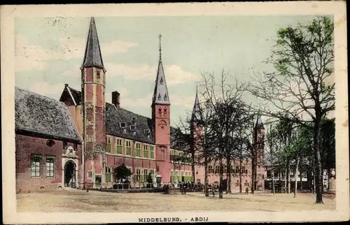 Ak Middelburg Zeeland Niederlande, Abtei